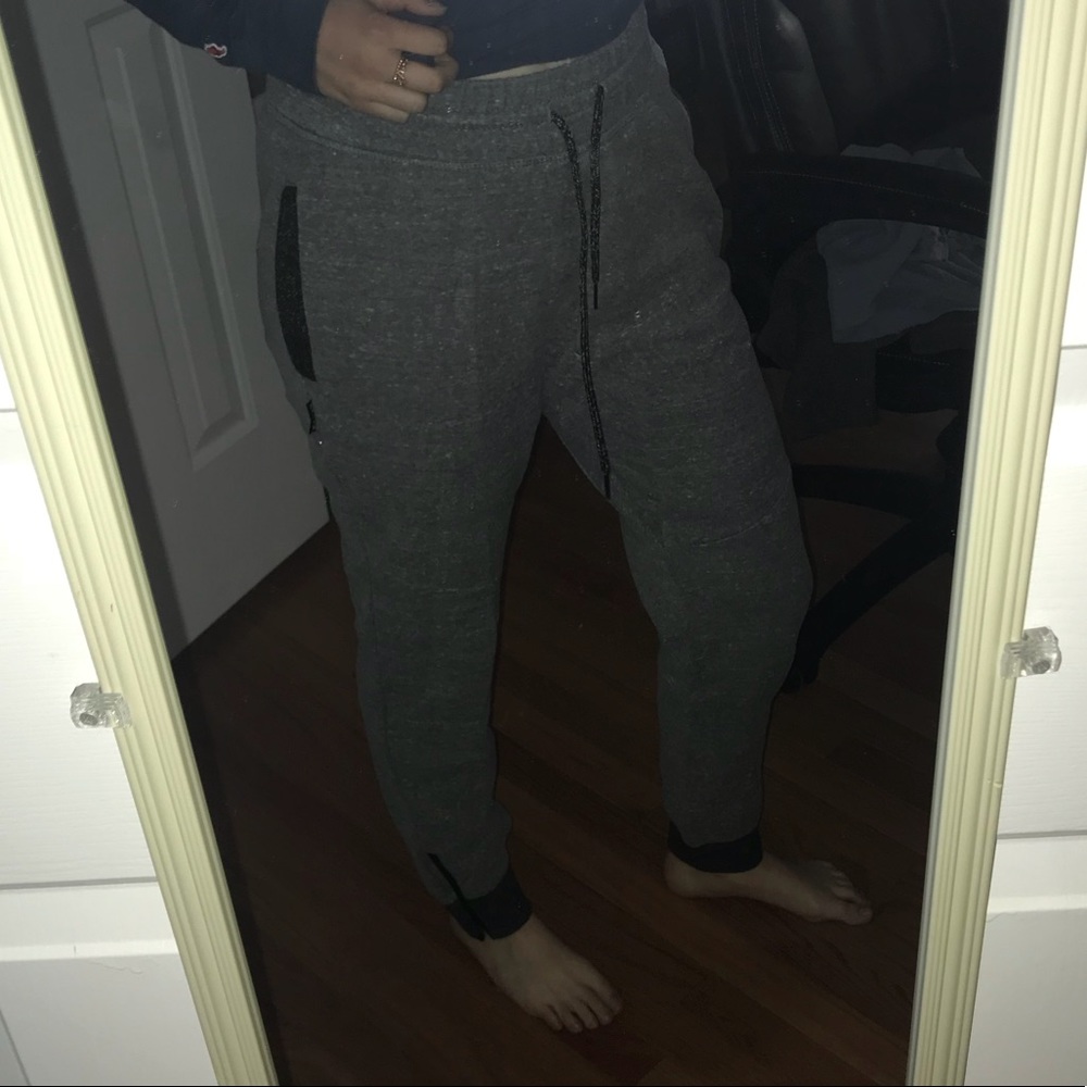 gray joggers - Picture 2 of 2